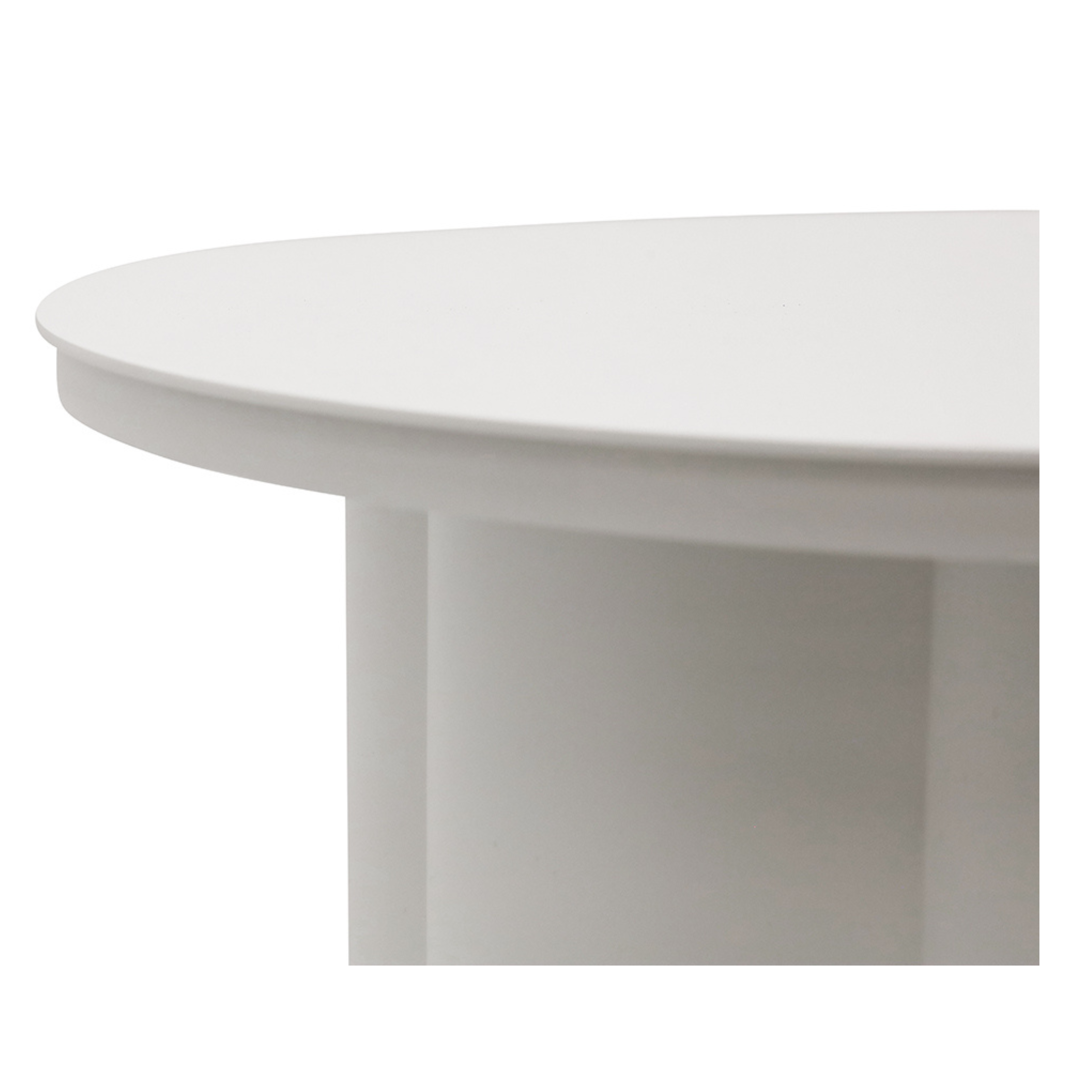 Cabrera Aluminium Side Table - White