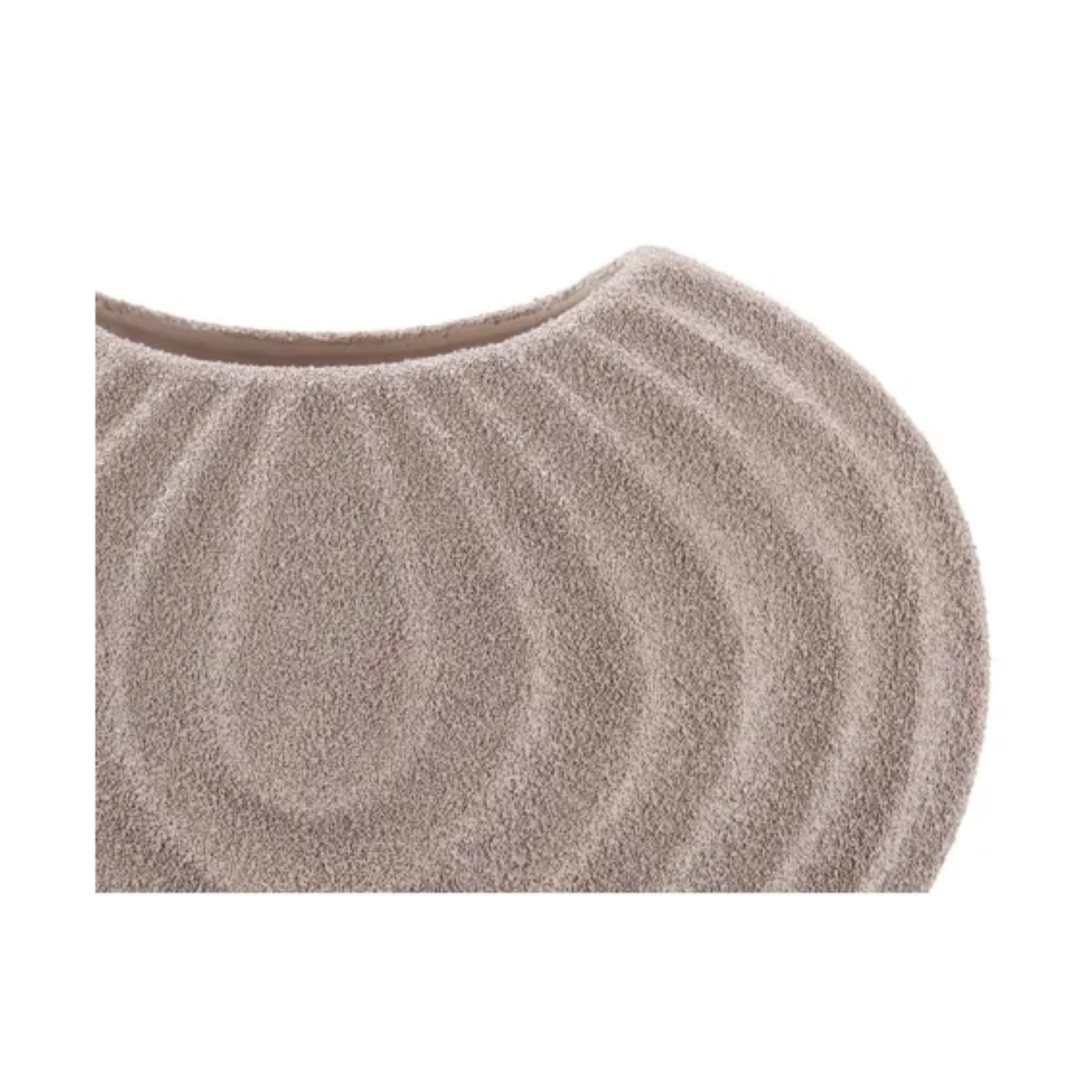 Zinnia Ceramic Vase - Dark Sand