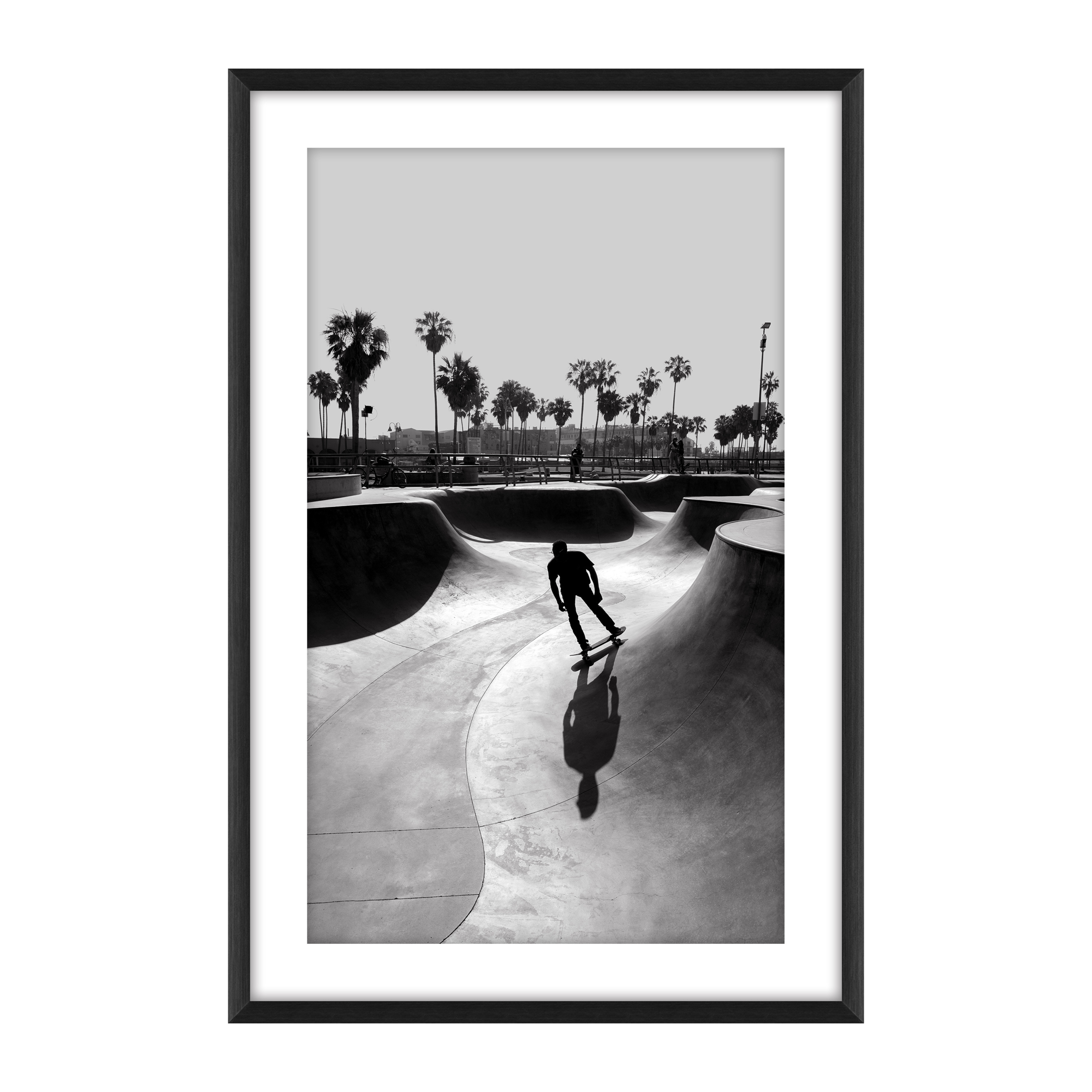 Dogtown A Glass Framed Canvas