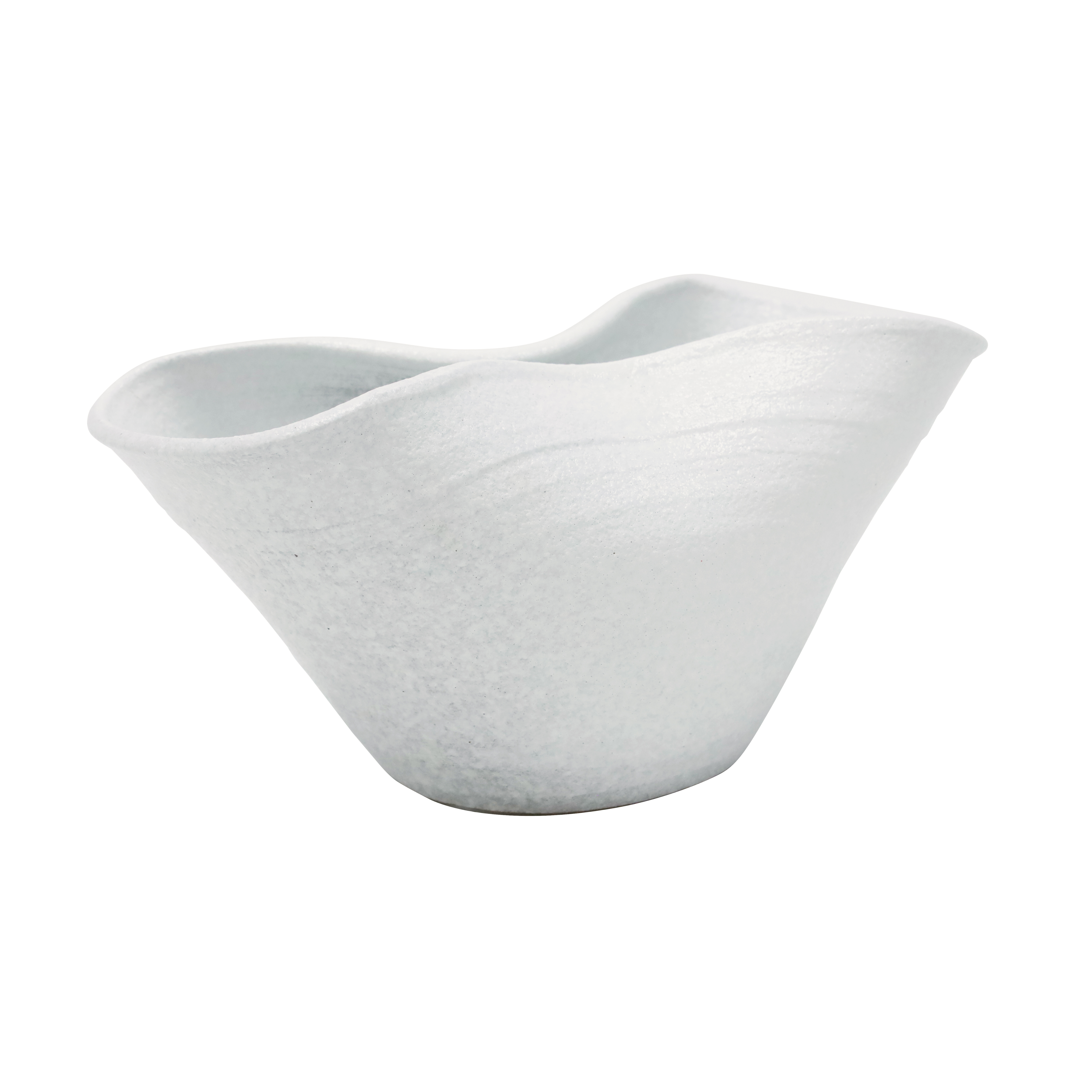 Curves Ceramic Bowl - White