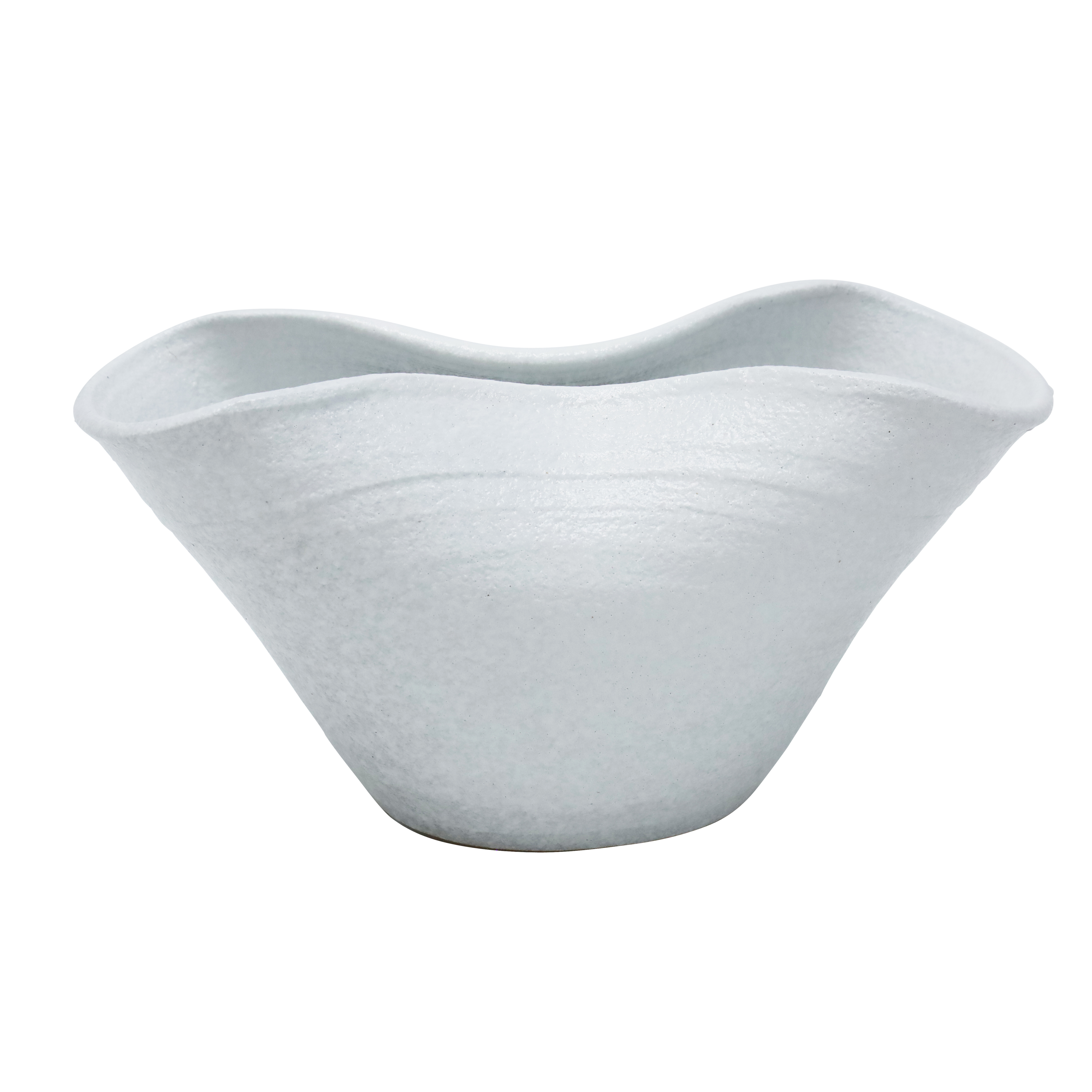 Curves Ceramic Bowl - White