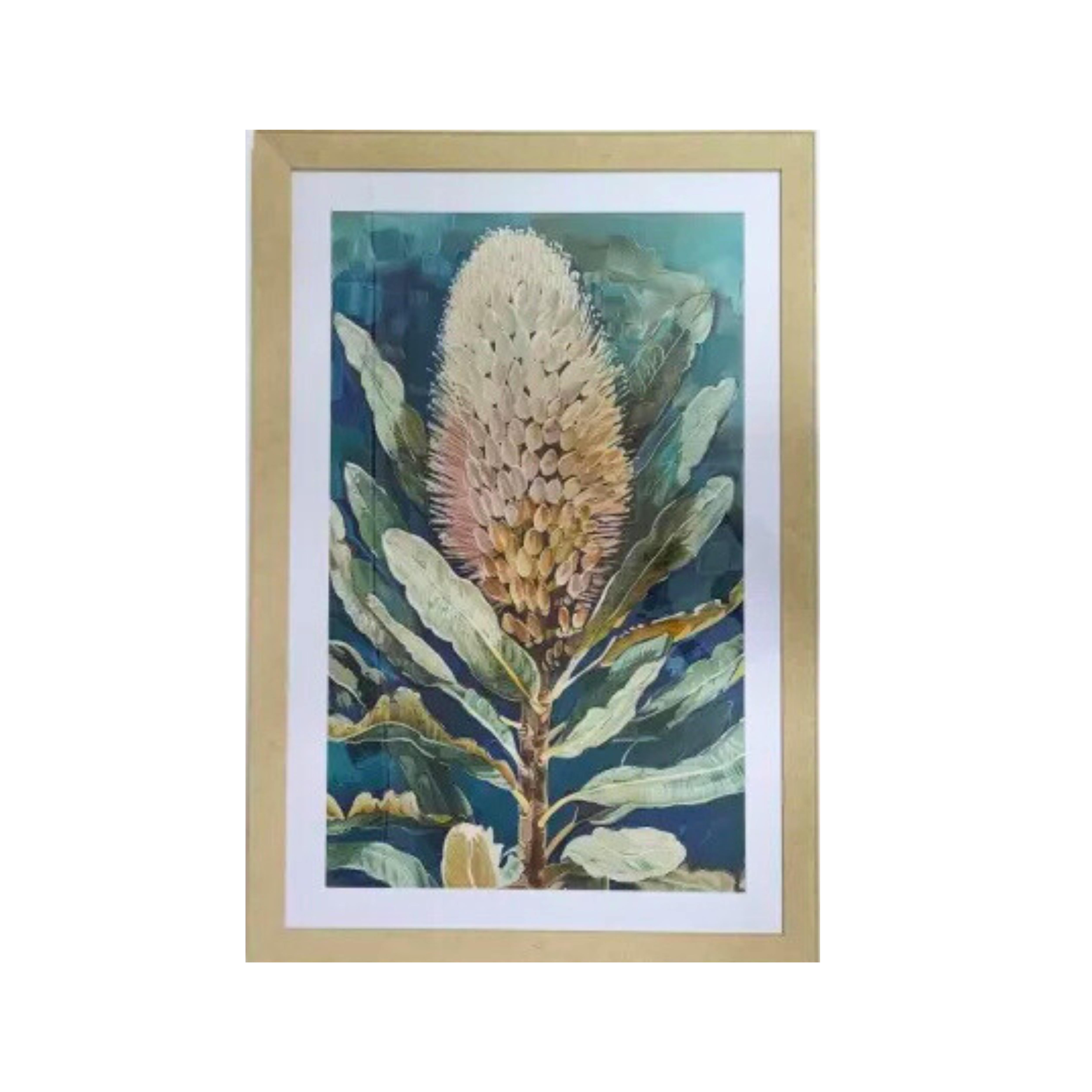 Banksia Print With Plexiglass Frame
