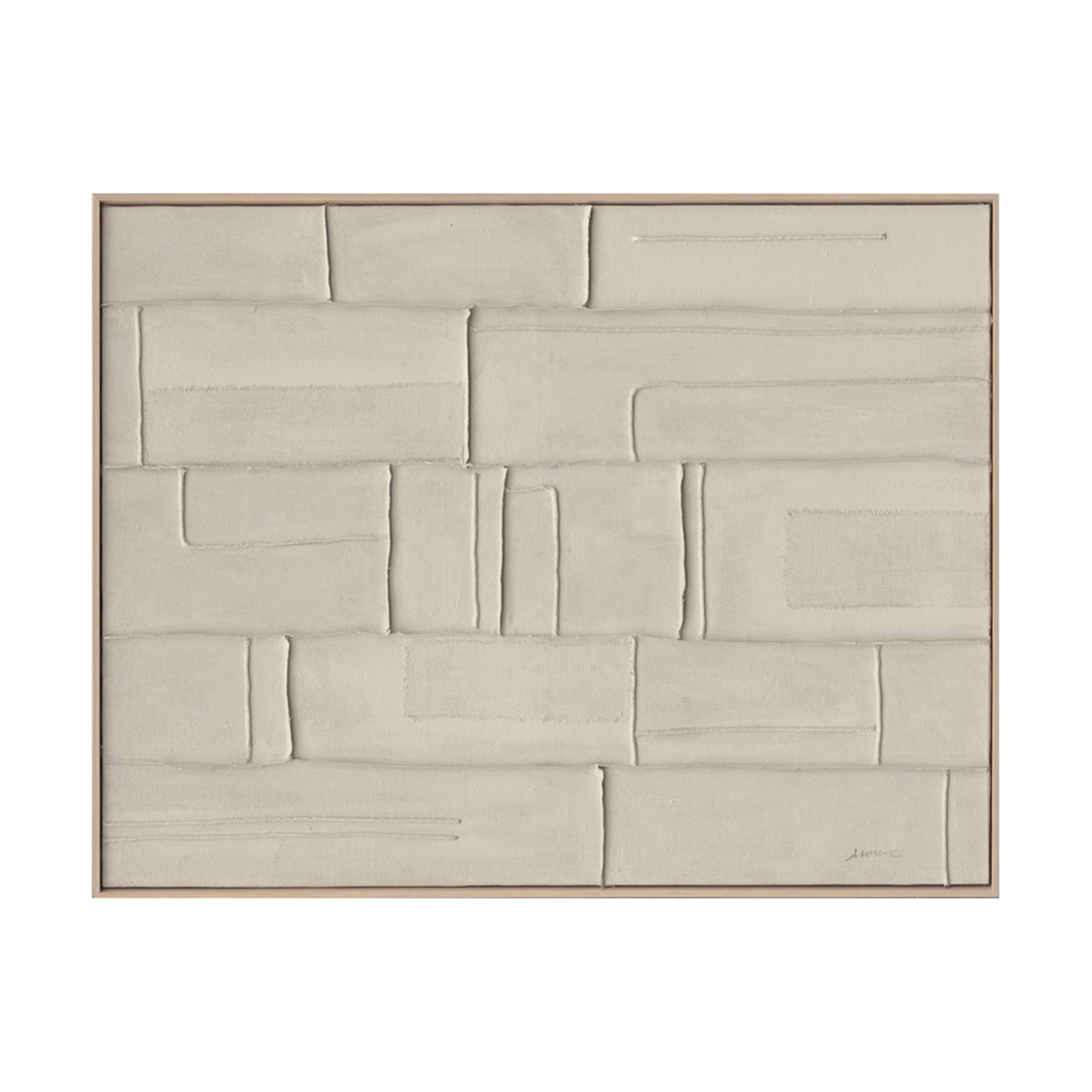 Naomi Hand Painted Framed Canvas