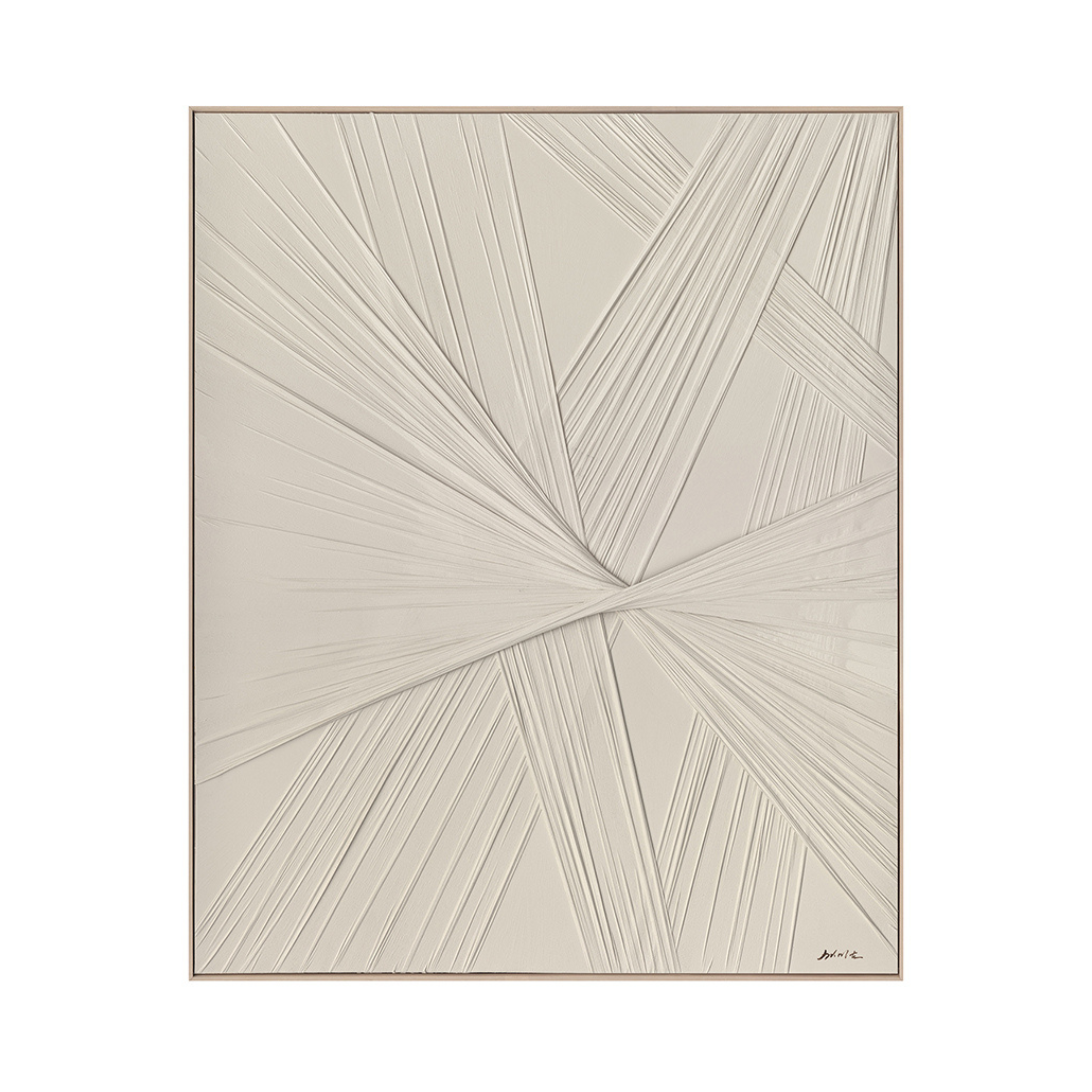 Irelynn Hand Printed Framed Canvas